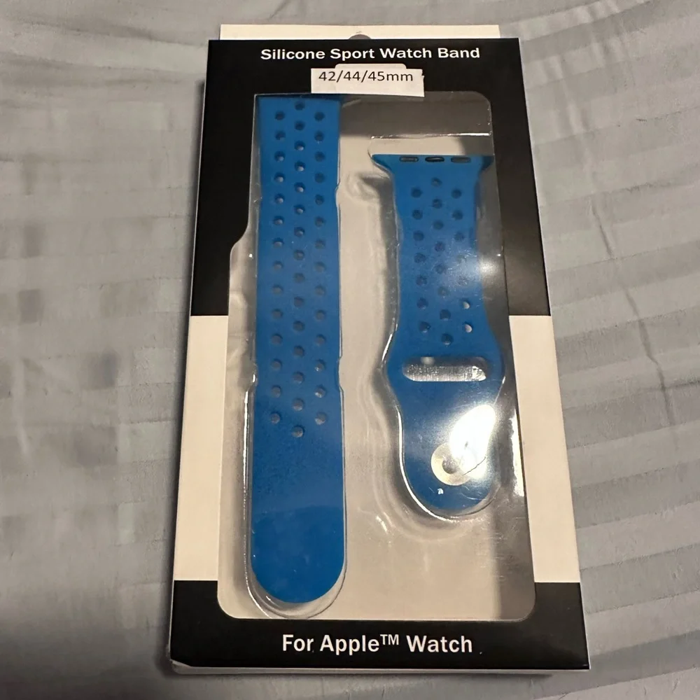 NEW Blue Apple Watch Sport Band 42/44/45